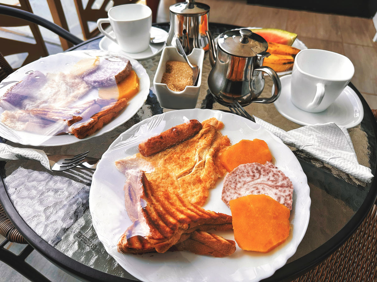 Breakfast served at Karen Plains Hotel in Karen, Nairobi