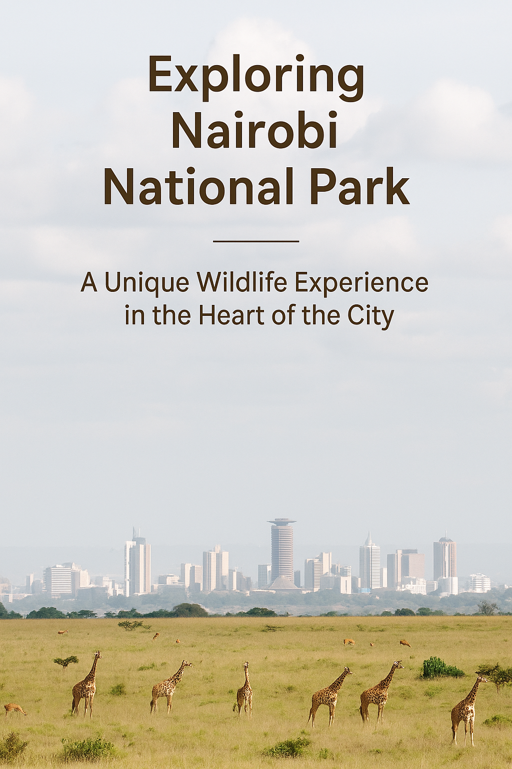 Exploring Nairobi National Park: A Unique Wildlife Experience in the Heart of the City