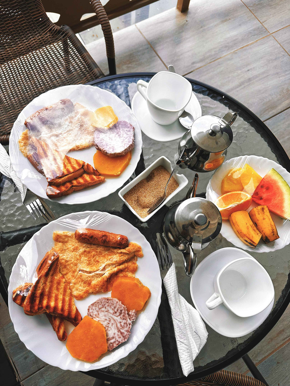 Breakfast at Karen Plains Hotel, Nairobi